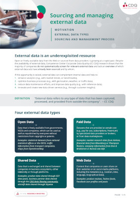 Research - CC CDQ Briefing External Data