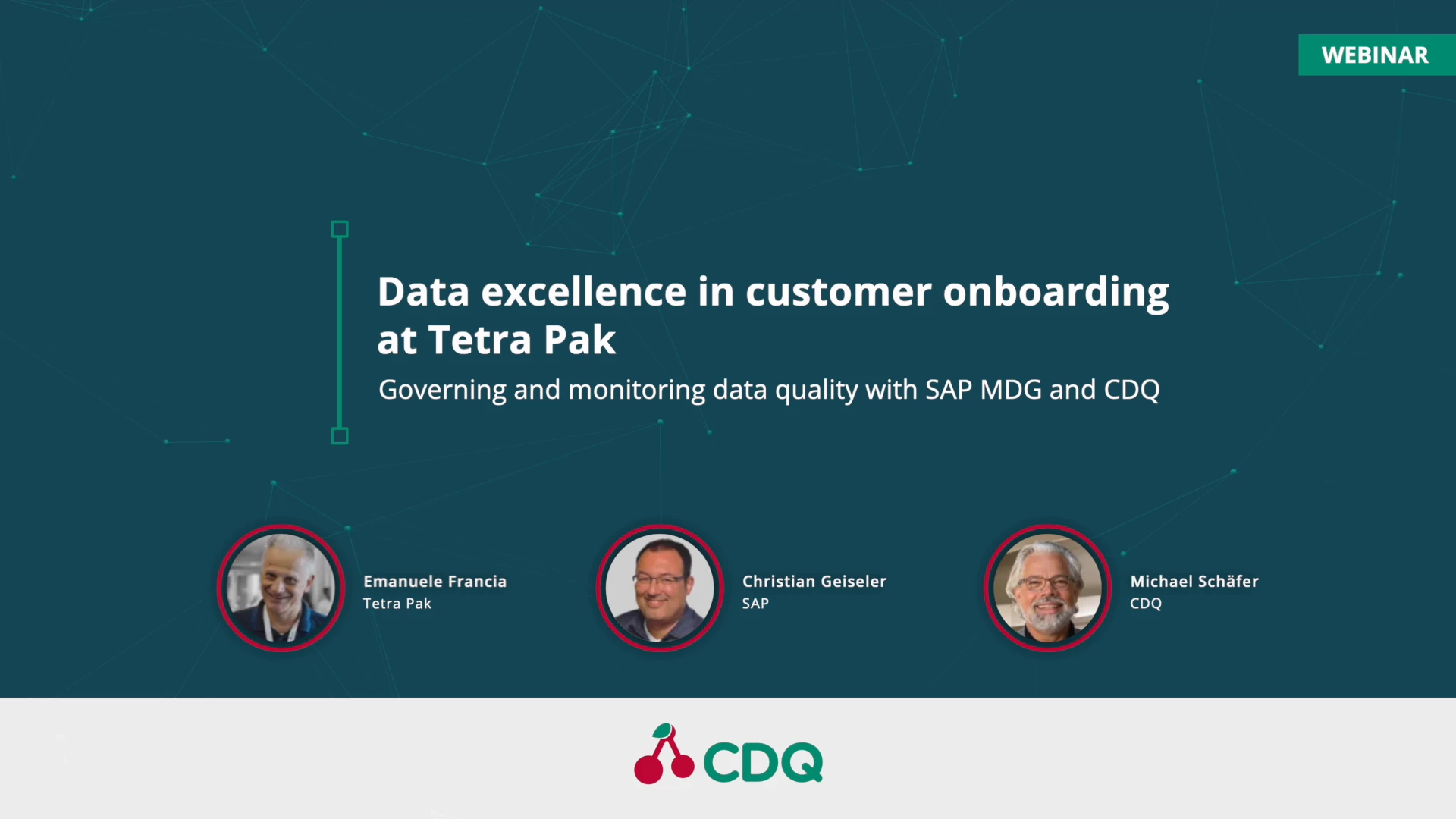Data excellence in customer onboarding at Tetra Pak