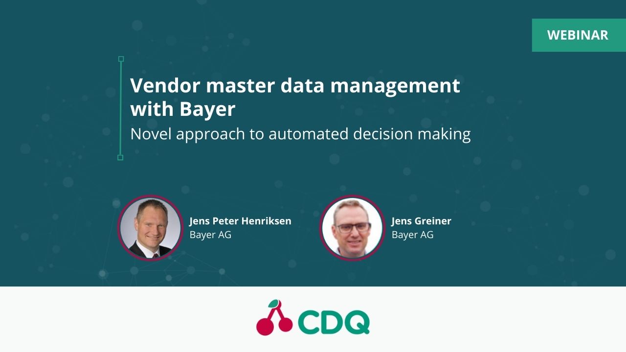 Vendor management with Bayer