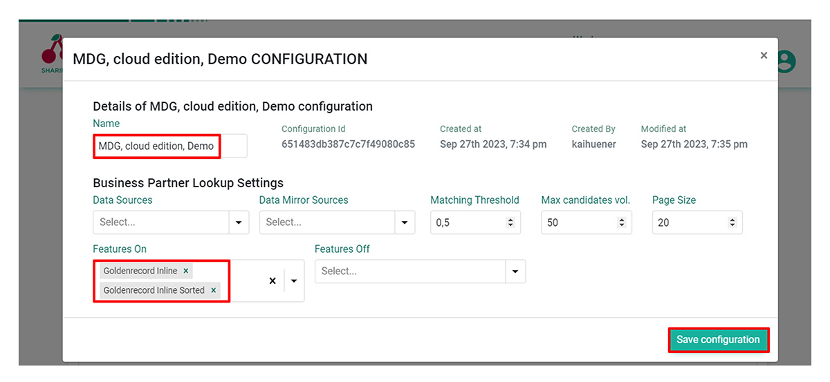 How to integrate CDQ and SAP MDG 03