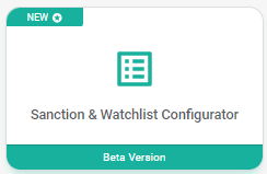 Santion & Watchlist Configurator