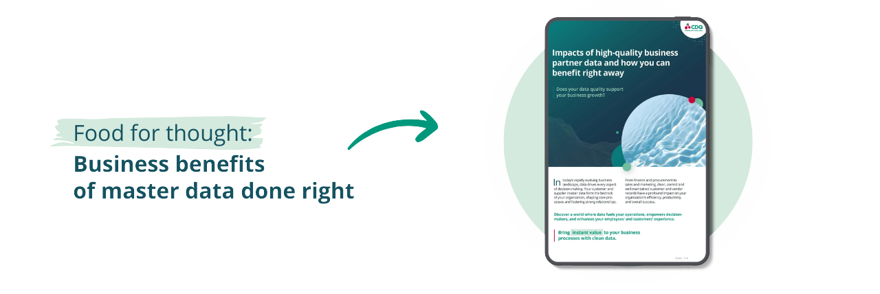 Spread the word! Instant Benefits of All-Time-Right Data