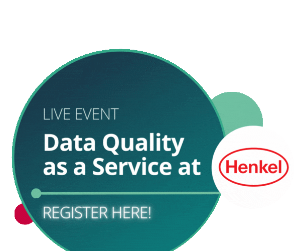 Master data quality as a service at Henkel