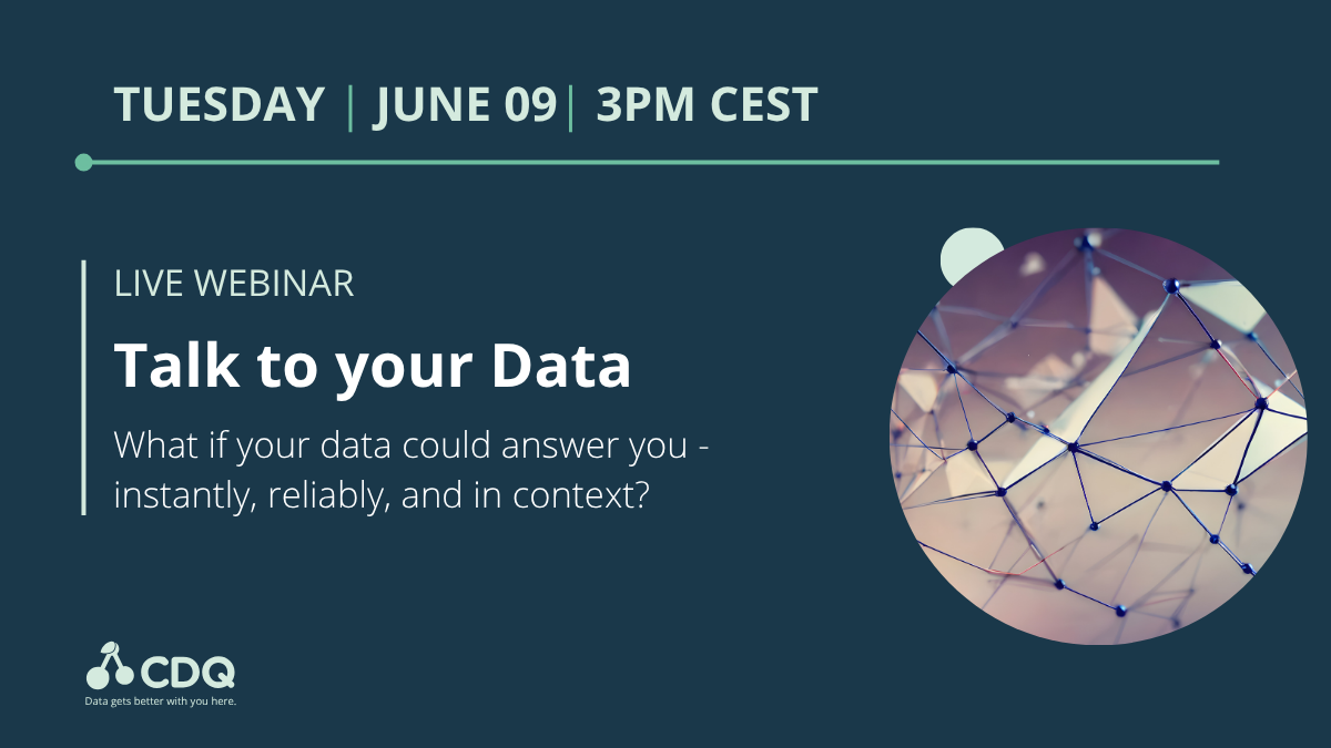 Talk to your data webinar
