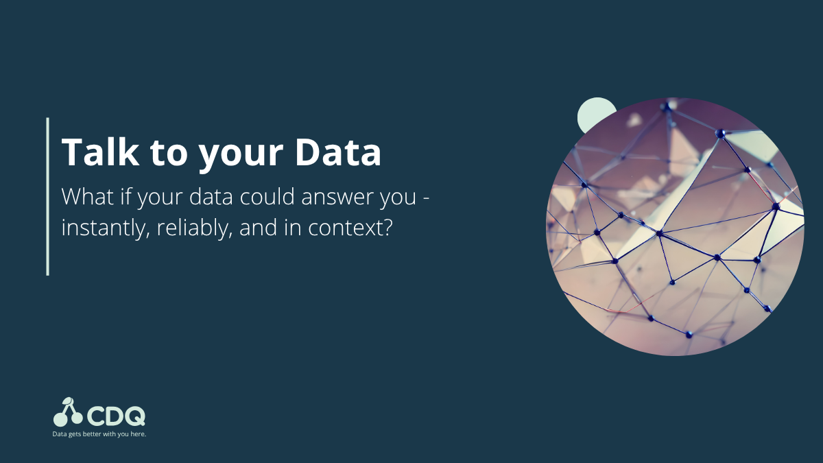 Talk to your data webinar