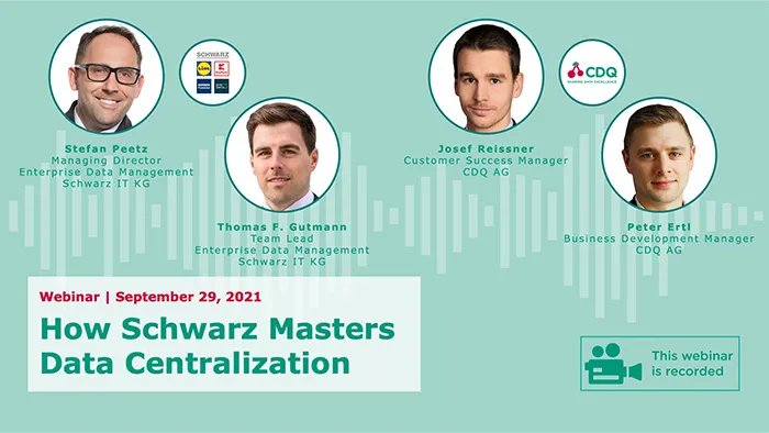 Webinar: How Schwarz masters data centralization