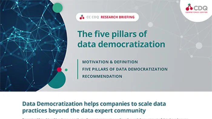 Research - CC CDQ Briefing Data Democratization